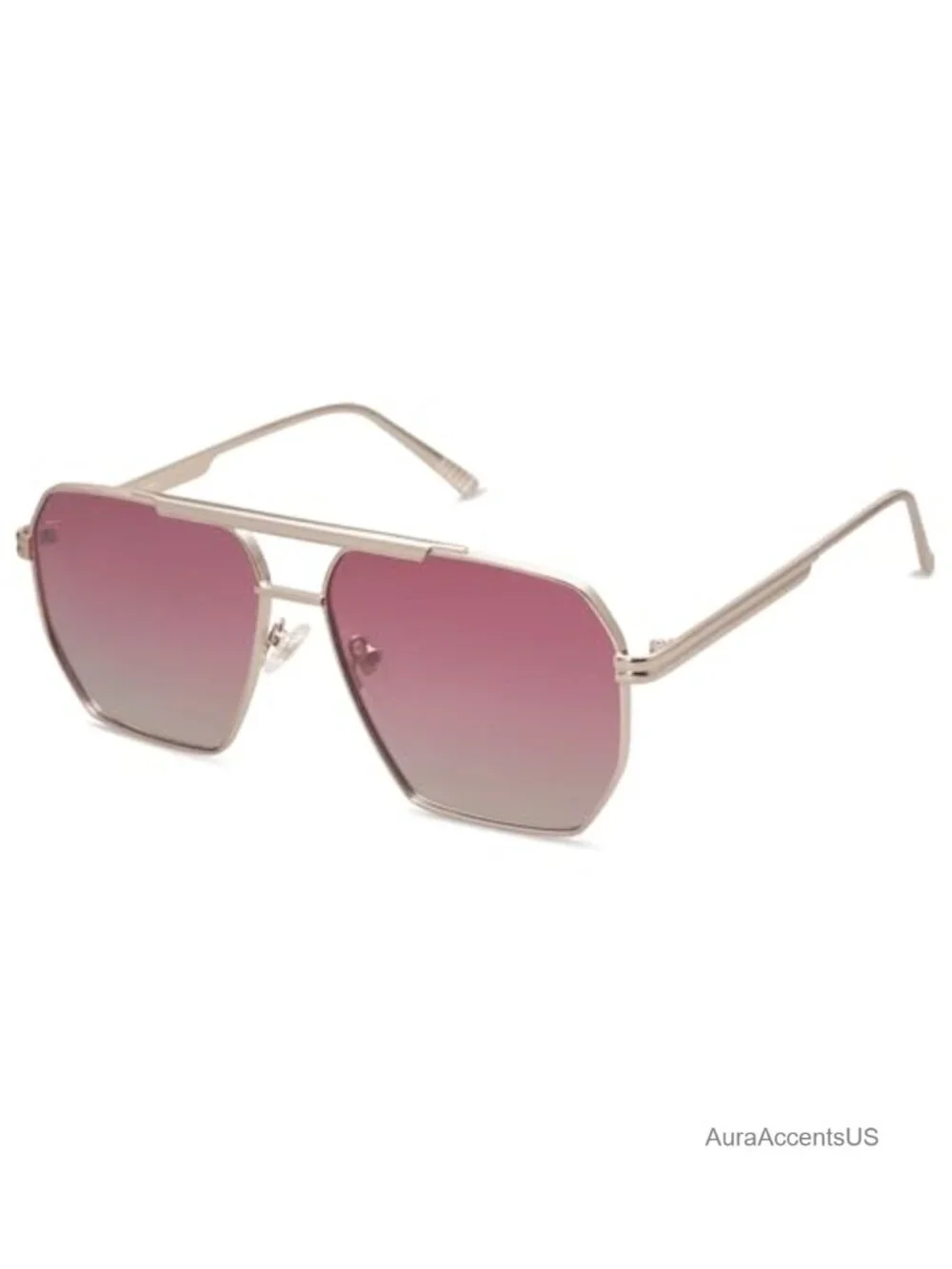 Oversized Square Polarized Sunglasses UV400 Anti-Glare Full Frame Metal